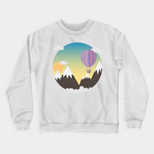 hot air balloon Crewneck Sweatshirt